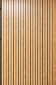 Металлическая дверь с отделкой панелями MDF с линейной фрезеровкой